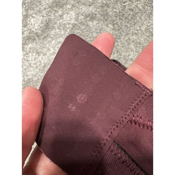 Lululemon Sports Bra Burgundy Strappy 36C EUC - Picture 3 of 3